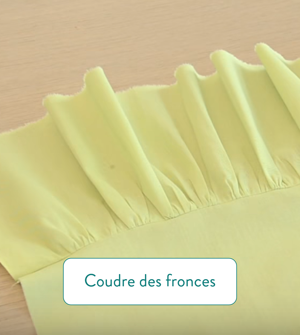 Astuces couture coudre des fronces facile