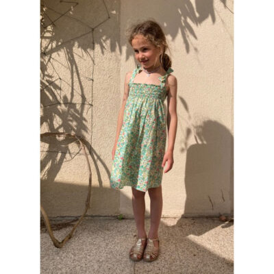 Robe ou débardeur à smocks Porquerolles – Patron PDF