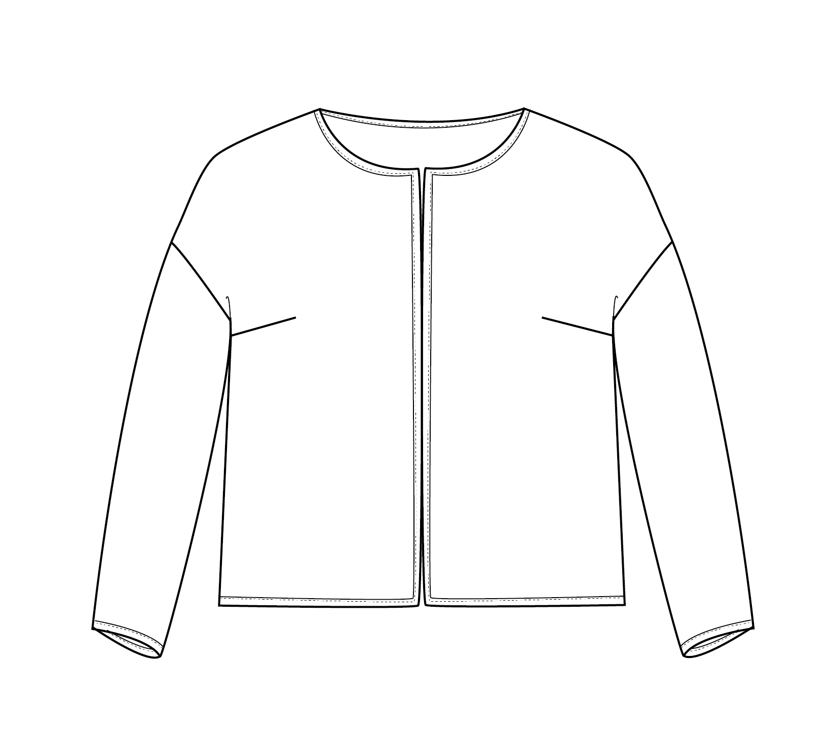 veste monet-patron femme