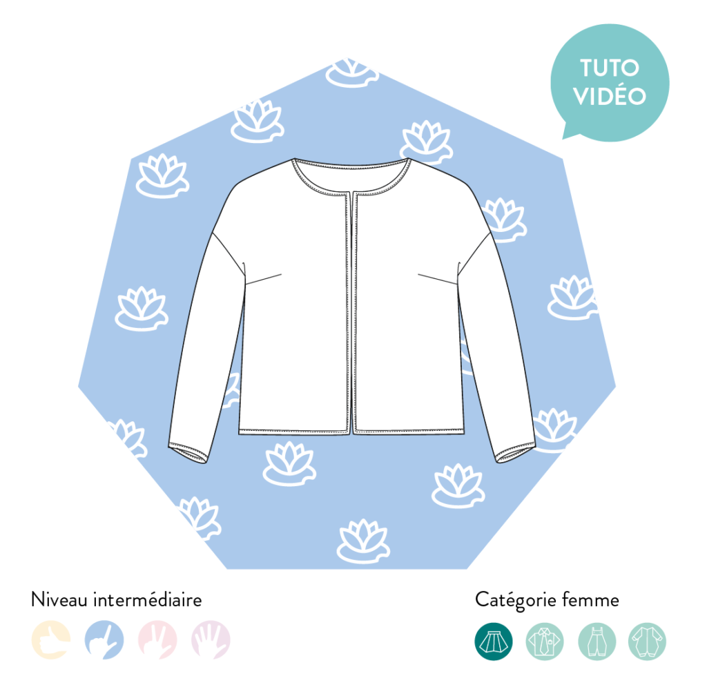 patron veste Monet Les Patronnes