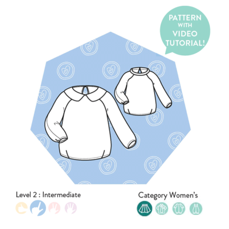 Niki sweater sewing pattern