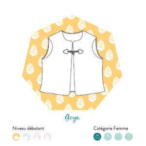 Veste Goya Femme- Patron PDF